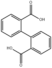 2,2'-ビフェニルジカルボン酸 化学構造式