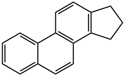 16,17-ジヒドロ-15H-シクロペンタ[a]フェナントレン 化学構造式