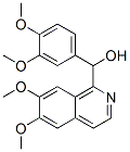 3,4-ジメトキシフェニル(6,7-ジメトキシイソキノリン-1-イル)メタノール 化学構造式