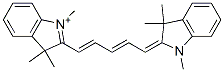 1,1',3,3,3',3'-hexamethylindodicarbocyanine Structure