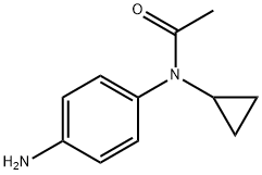 Acetamide,  N-(4-aminophenyl)-N-cyclopropyl- 化学構造式