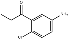 2-chloro-5-aminopropiophenone 结构式