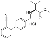 N-(2'-シアノビフェニル-4-イルメチル)-L-バリンメチル塩酸塩 化学構造式