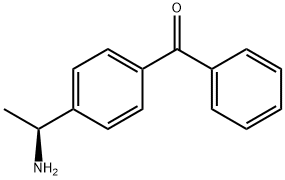 [4-[(1S)-1-氨乙基]苯基]苯基-甲酮, 482620-71-3, 结构式