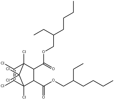 BIS(2-ETHYLHEXYL) CHLORENDATE  95 Structure
