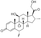 氯可托龙, 4828-27-7, 结构式