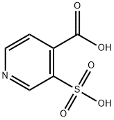 3-磺酸基异烟酸, 4833-93-6, 结构式