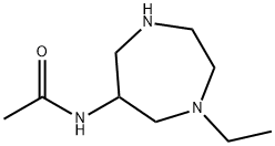 Acetamide,  N-(1-ethylhexahydro-1H-1,4-diazepin-6-yl)- Struktur