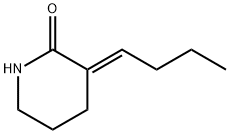 2-Piperidinone, 3-butylidene-, (3E)- (9CI) Structure