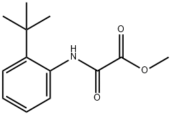 Acetic acid, 2-[[2-(1,1-diMethylethyl)phenyl]aMino]-2-oxo-, Methyl ester Structure