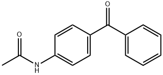 4-(アセチルアミノ)ベンゾフェノン 化学構造式