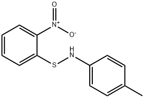 N-(4-methylphenyl)-2-nitro-benzenesulfenamide Struktur