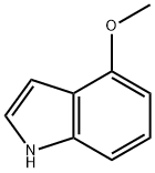 4-メトキシインドール 化学構造式