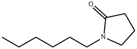 1-HEXYL-PYRROLIDIN-2-ONE Struktur