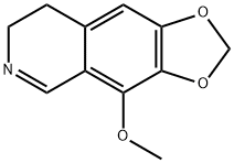 4-METHOXY-7,8-DIHYDRO-[1,3]DIOXOLO[4,5-G]ISOQUINOLINE Struktur
