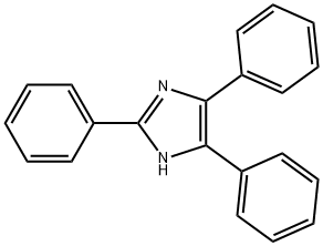 2,4,5-TRIPHENYLIMIDAZOLE Structure