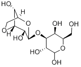 3-O-(3,6-アンヒドロ-α-L-ガラクトピラノシル)-D-ガラクトース 化学構造式