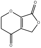 2H-フロ[3,4-b]ピラン-4,7(3H,5H)-ジオン 化学構造式