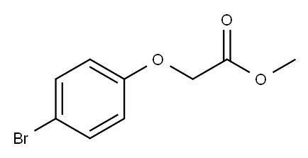 (4-ブロモフェノキシ)酢酸メチル 化学構造式