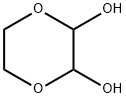 1,4-ジオキサン-2,3-ジオール 化学構造式
