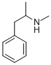 (+/-)-METHAMPHETAMINE Structure