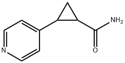 Cyclopropanecarboxamide, 2-(4-pyridinyl)- (9CI) Structure