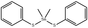 Dimethylbis(phenylthio)stannane 结构式