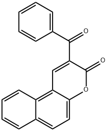 3-BENZOYLBENZO [F] COUMARIN Structure