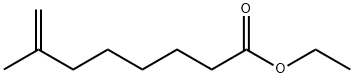 7-メチル-7-オクテン酸エチル 化学構造式