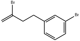 1-溴-3-(3-溴丁-3-烯-1-基)苯 结构式