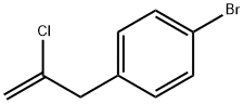 3-(4-Bromophenyl)-2-chloroprop-1-ene Struktur