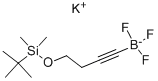 POTASSIUM 4-(TERT-BUTYLDIMETHYLSILYLOXY)BUT-1-YNYLTRIFLUOROBORATE Structure