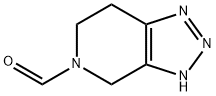 5H-1,2,3-Triazolo[4,5-c]pyridine-5-carboxaldehyde, 1,4,6,7-tetrahydro- (9CI) Structure