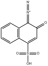 1,2-NAPHTHOXY-DIAZOLE-4-SULFONIC ACID Struktur