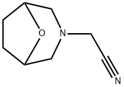 8-Oxa-3-azabicyclo[3.2.1]octane-3-acetonitrile(9CI) Structure