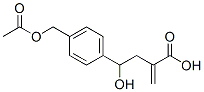 Benzenebutanoic acid, 4-[(acetyloxy)methyl]--gamma--hydroxy--alpha--methylene- (9CI) Structure