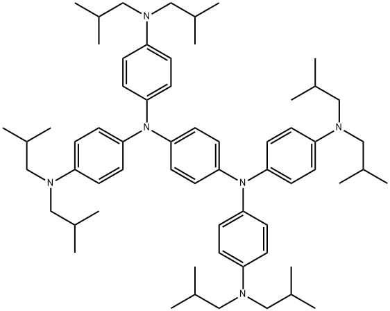 1,4-BenzenediaMine, N,N,N',N'-tetrakis[4-[bis(2-Methylpropyl)aMino]phenyl]-