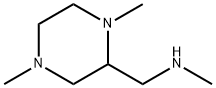 2-Piperazinemethanamine,N,N,1-trimethyl-(9CI) Structure