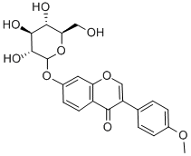 芒柄花苷, 486-62-4, 结构式