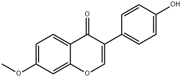 4''-HYDROXY-7-METHOXYISOFLAVONE Structure