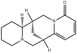 (7R)-7,7aβ,8,9,10,11,13,14-オクタヒドロ-7β,14β-メタノ-4H,6H-ジピリド[1,2-a:1',2'-e][1,5]ジアゾシン-4-オン 化学構造式