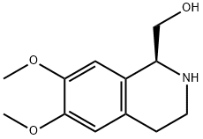 1,2,3,4-テトラヒドロ-6,7-ジメトキシイソキノリン-1β-メタノール 化学構造式
