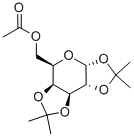 6-O-ACETYL-1,2:3,4-DI-O-ISOPROPYLIDENE-ALPHA-D-GALACTOPYRANOSE Structure