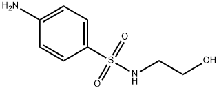 4-アミノ-N-(2-ヒドロキシエチル)ベンゼンスルホンアミド 化学構造式