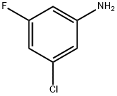 3-クロロ-5-フルオロアニリン 化学構造式