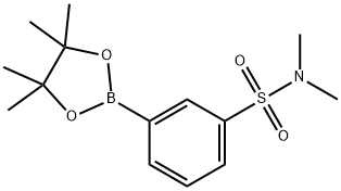 3-(N,N-Dimethylaminosulfonyl)phenylboronic acid pinacol ester 化学構造式