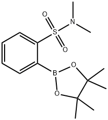 2-(N,N-DIMETHYLSULFAMOYL)PHENYLBORONIC ACID. PINACOL ESTER, 486422-06-4, 结构式