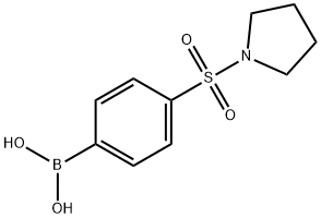 4-(1-PYRROLIDINYLSULFONYL)PHENYLBORONIC ACID Structure