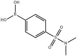 4-(N,N-DIMETHYLSULPHONAMIDO)BENZENEBORONIC ACID Structure