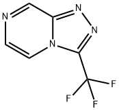 3-三氟甲基-1,2,4-三唑并[4,3-a]吡嗪, 486460-20-2, 结构式